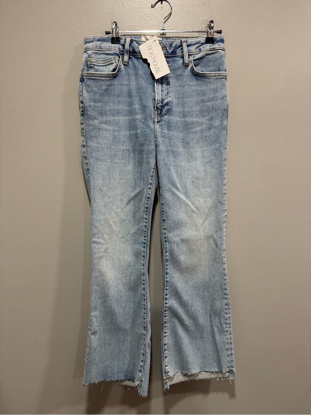 NWT FRAME Denim Le Crop Mini Boot High Rise Denim Size 26